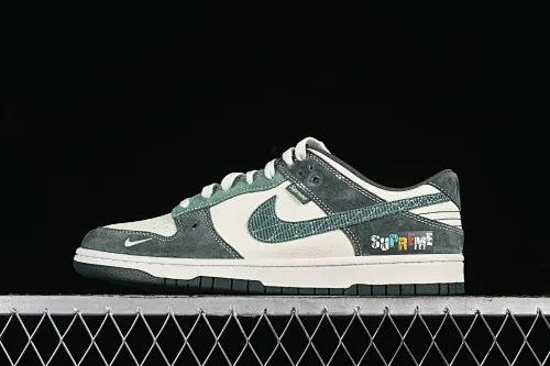 All categories Nk SB Dunk Series Nk SB Dunk Low High-end customized low-top sneakers Nk SB Dunk Low SUP joint-Zhuba Green Hook Anniversary high-end customized low-top casual sneakers DJ2024-042